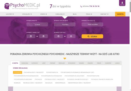 NZOZ PSYCHOMEDIC.PL KLINIKA PSYCHOLOGICZNO-PSYCHIATRYCZNA Michał Niewiński